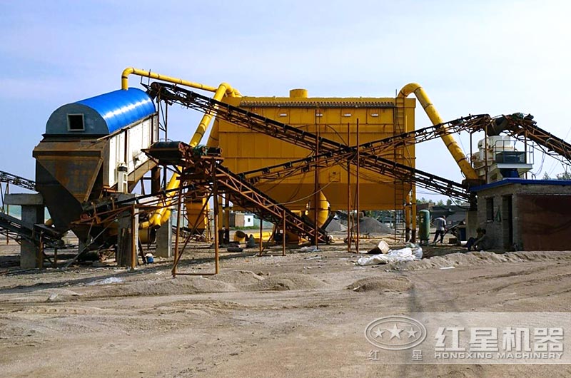 干磨制砂機(jī)工作現(xiàn)場實(shí)拍圖 干磨制砂機(jī)工作現(xiàn)場實(shí)拍圖