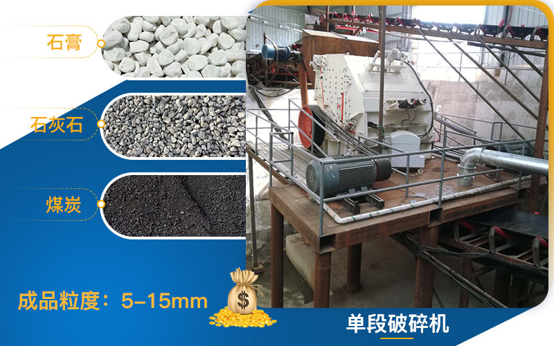單段破碎機(jī)應(yīng)用物料 單段破碎機(jī)應(yīng)用物料