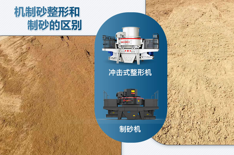 沖擊式整形機和制砂機的區(qū)別是什么？