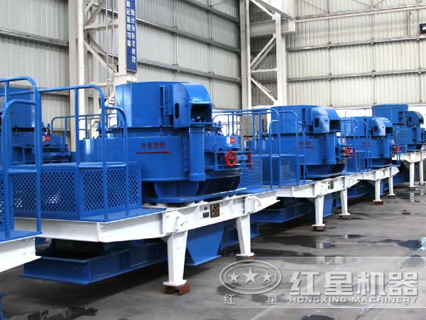 制砂機(jī)廠(chǎng)家車(chē)間