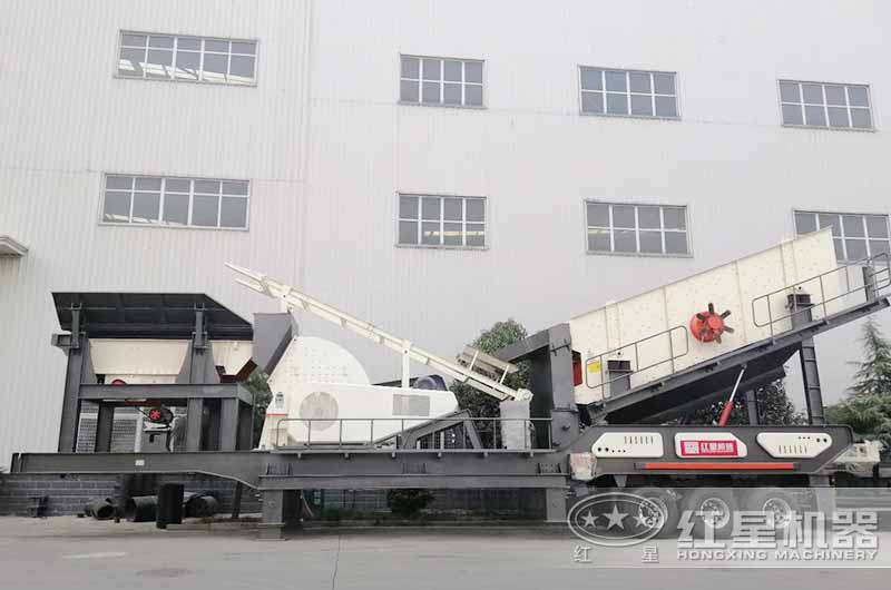 與給料機、破碎機一起搭載的新型車載可移動篩砂機