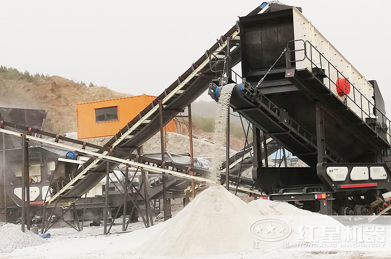移動(dòng)制沙機(jī)生產(chǎn)現(xiàn)場