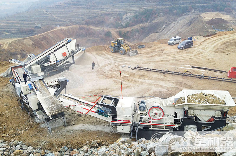 移動(dòng)磕石一體機(jī)器價(jià)格是多少，哪里有賣(mài)？